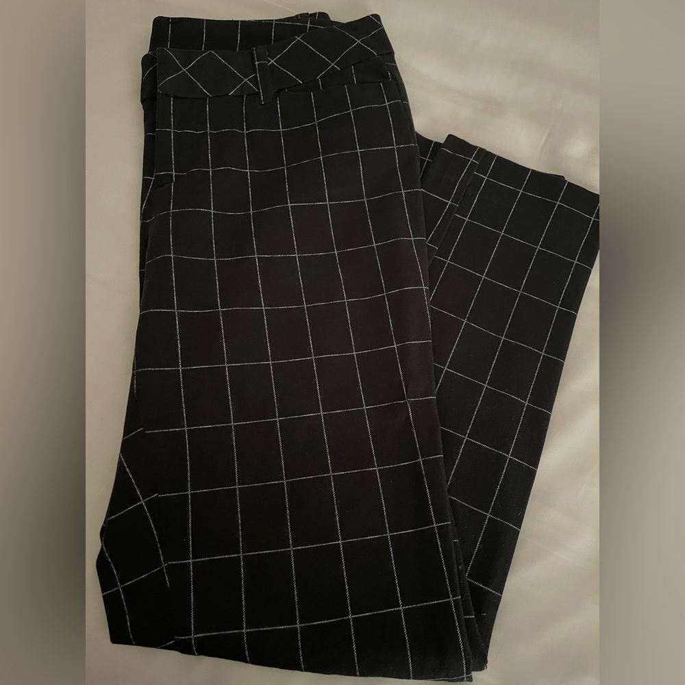Faded Glory Black Checkered Apparel